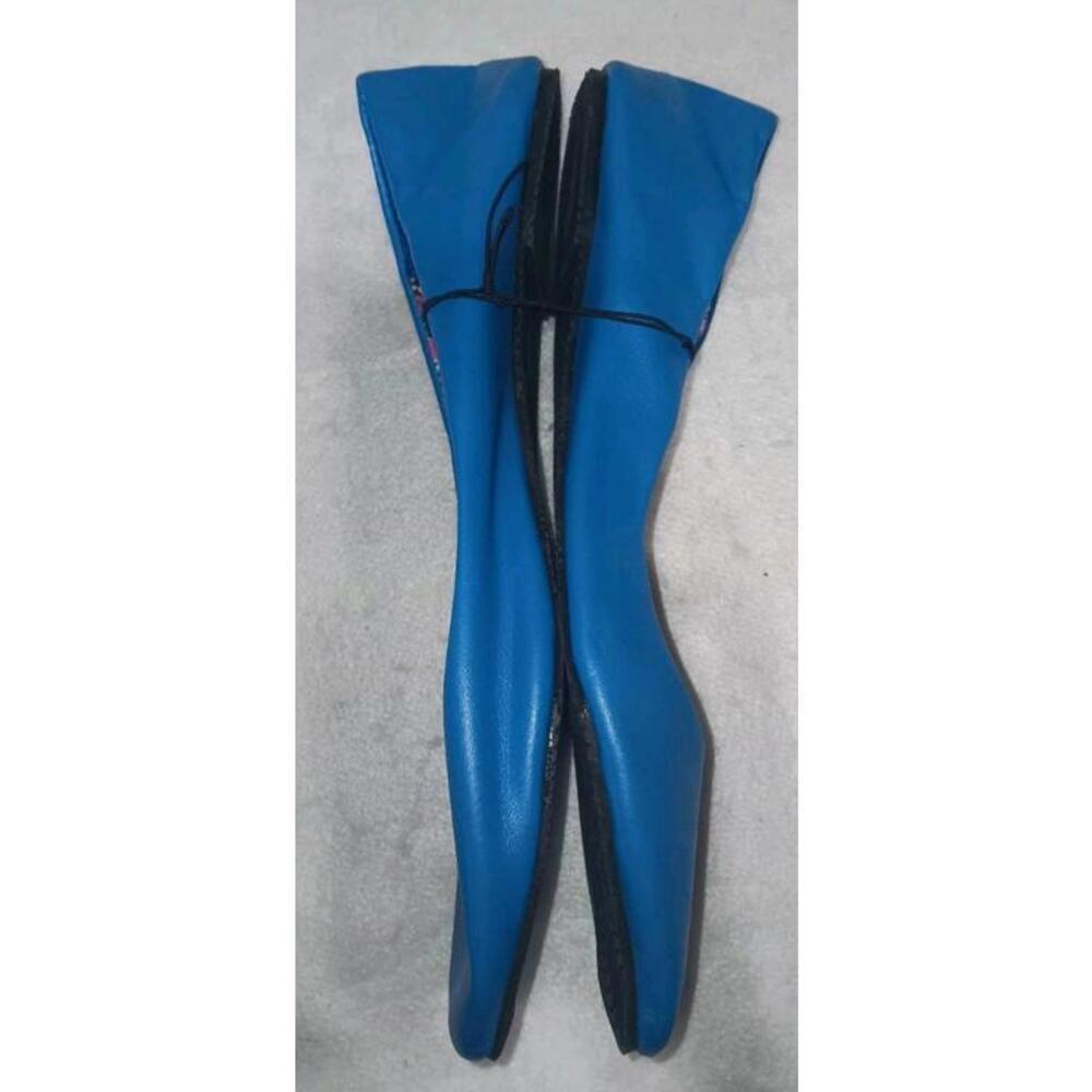 NWOT! Twister Slip In Step Out Lindsay Flats Womens Size 10 Blue Aztec Design - Picture 5 of 9